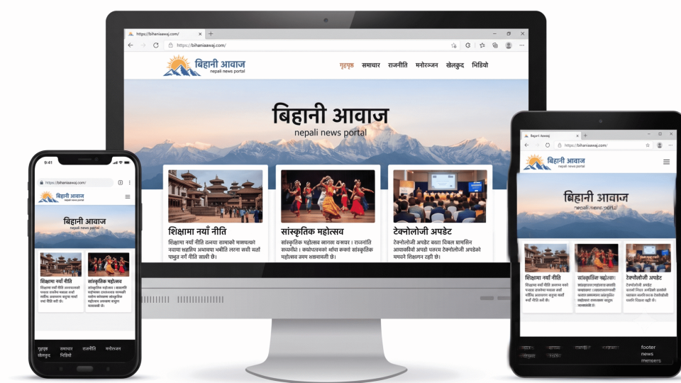BihaniAawaj.com – News Portal